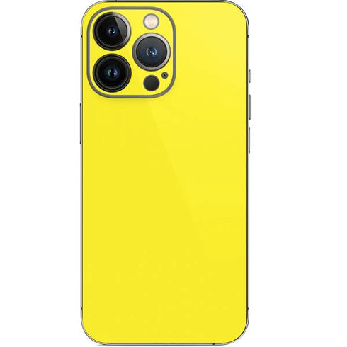 Yellow Solid iPhone 14 Pro Skin